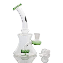 Load image into Gallery viewer, Shower Perc Dab Rig | Alternate Profile View With Flower Bowl | Dabbing Wholesaler