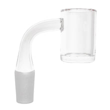 Load image into Gallery viewer, 25mm Clear Bottom Quartz Banger | 14mm Male Profile View | Dabbing Wholesaler