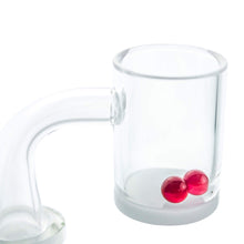 Load image into Gallery viewer, 6mm Ruby Terp (Dab) Pearls | 6mm In Banger View | Dabbing Wholesaler