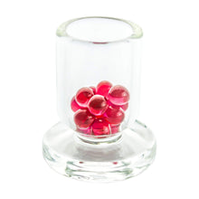 Load image into Gallery viewer, 6mm Ruby Terp (Dab) Pearls | 6mm In Cup Holder View | Dabbing Wholesaler