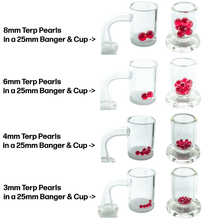 Load image into Gallery viewer, 4mm Ruby Terp (Dab) Pearls | Terp Pearls Size Chart | Dabbing Wholesaler