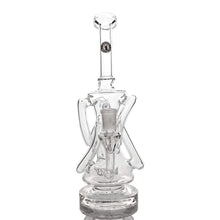 Load image into Gallery viewer, Triple Double Recycler Dab Rig | Front Face View | Dabbing Wholesaler