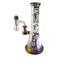 Load image into Gallery viewer, Cathedral Glass Dab Rig | In Use Profile View | Dabbing Wholesaler