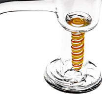 Load image into Gallery viewer, Terp Slurper Screw Set | Yellow Set Close Up In Terp Slurper | Dabbing Wholesaler