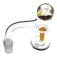 Load image into Gallery viewer, Terp Slurper Screw Set | Yellow Set Angled View In Terp Slurper | Dabbing Wholesaler