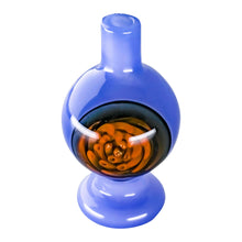 Load image into Gallery viewer, Origin Bubble Carb Cap | Blue Profile View | Dabbing Wholesaler