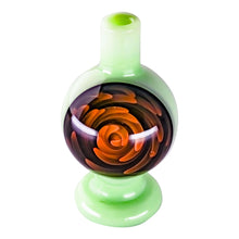 Load image into Gallery viewer, Origin Bubble Carb Cap | Green Profile View | Dabbing Wholesaler
