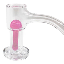 Load image into Gallery viewer, Mushroom Valve Pillar | Pink Profile View | Dabbing Wholesaler