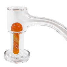 Load image into Gallery viewer, Mushroom Valve Pillar | Orange Profile View | Dabbing Wholesaler