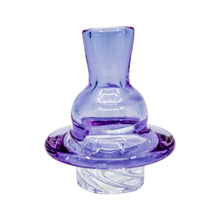Load image into Gallery viewer, Mega Cyclone Spinner Carb Cap | Purple Profile View | Dabbing Wholesaler