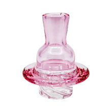 Load image into Gallery viewer, Mega Cyclone Spinner Carb Cap | Pink Profile View | Dabbing Wholesaler