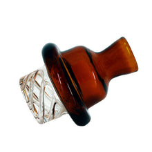Load image into Gallery viewer, Cyclone Spinner Carb Cap | Amber Angled Profile View | Dabbing Wholesaler