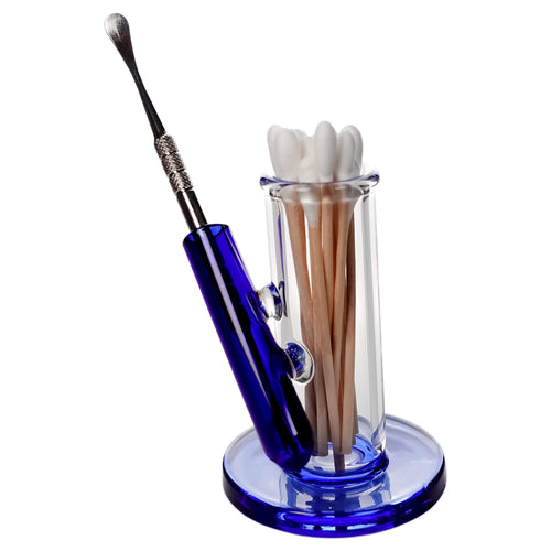 Dab Tool Stand | Blue Profile View | Dabbing Wholesaler