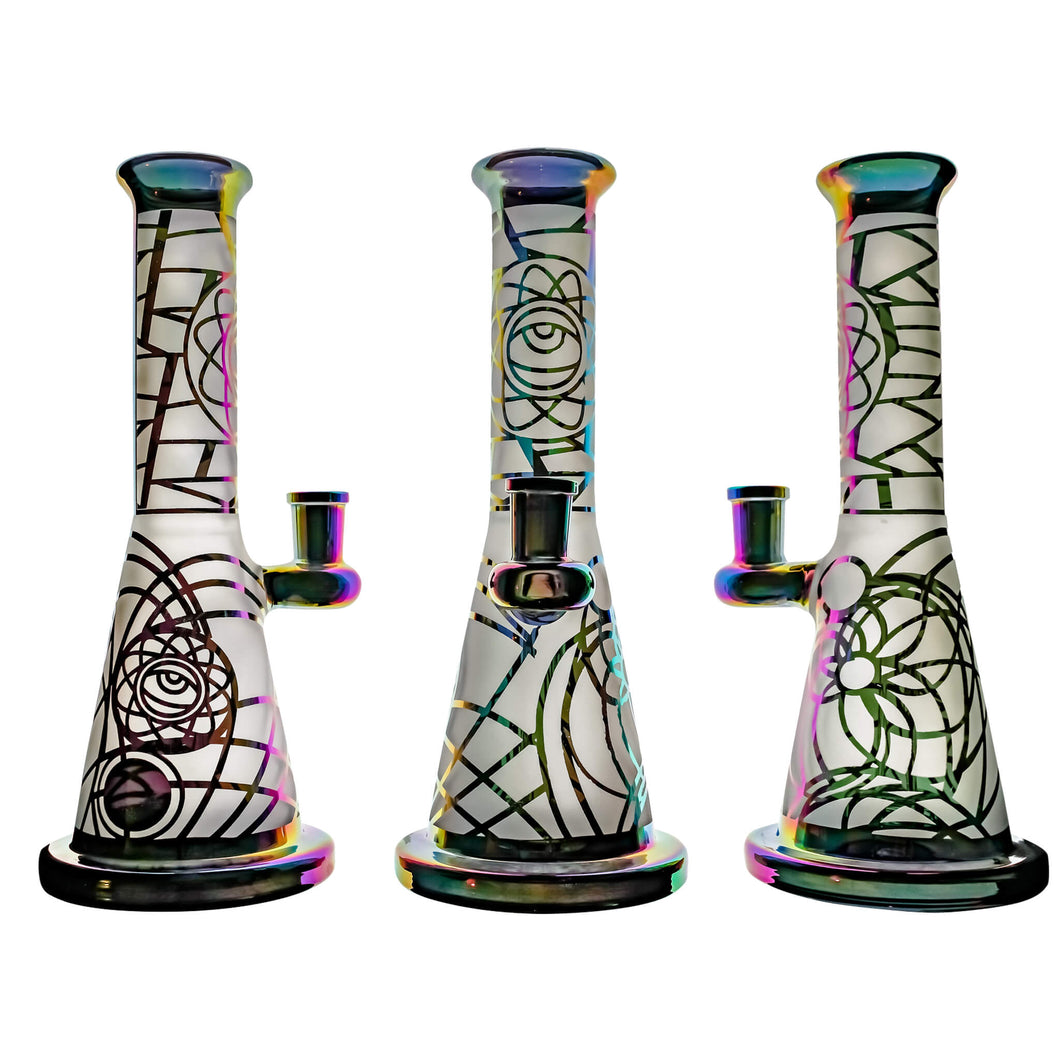 Cathedral Glass Dab Rig | Three Style Variations View | Dabbing Wholesaler