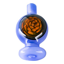Load image into Gallery viewer, Origin Bubble Carb Cap | Blue Angled Profile View | Dabbing Wholesaler
