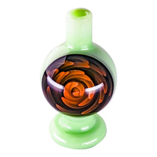 Load image into Gallery viewer, Origin Bubble Carb Cap | Green Profile View | Dabbing Wholesaler
