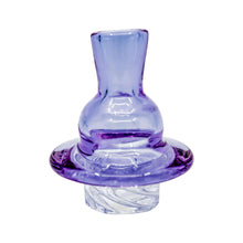 Load image into Gallery viewer, Mega Cyclone Spinner Carb Cap | Purple Profile View | Dabbing Wholesaler

